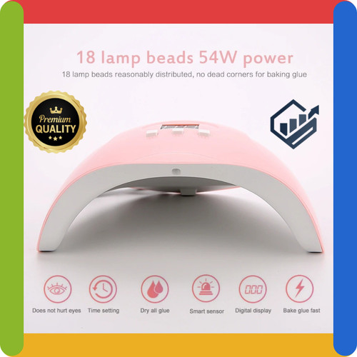 54w 18led nail polish - 18led,